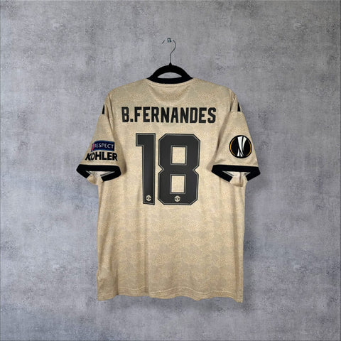 Maillot Manchester United 2019-2020 Extérieur - Bruno Fernandes N°18 (XL)