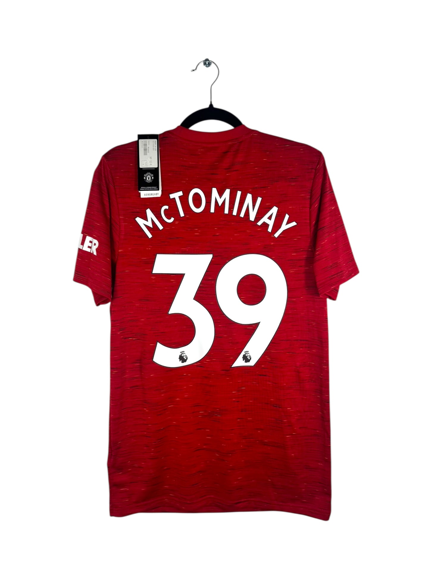 Maillot Manchester United 2020-2021 domicile McTominay numéro 39 vue arrière flocage