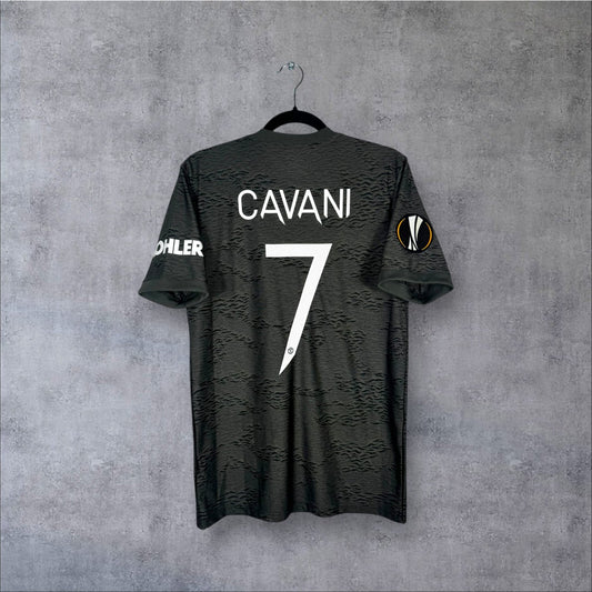 Flocage Cavani numéro 7 sur maillot Manchester United 2020-2021 Extérieur