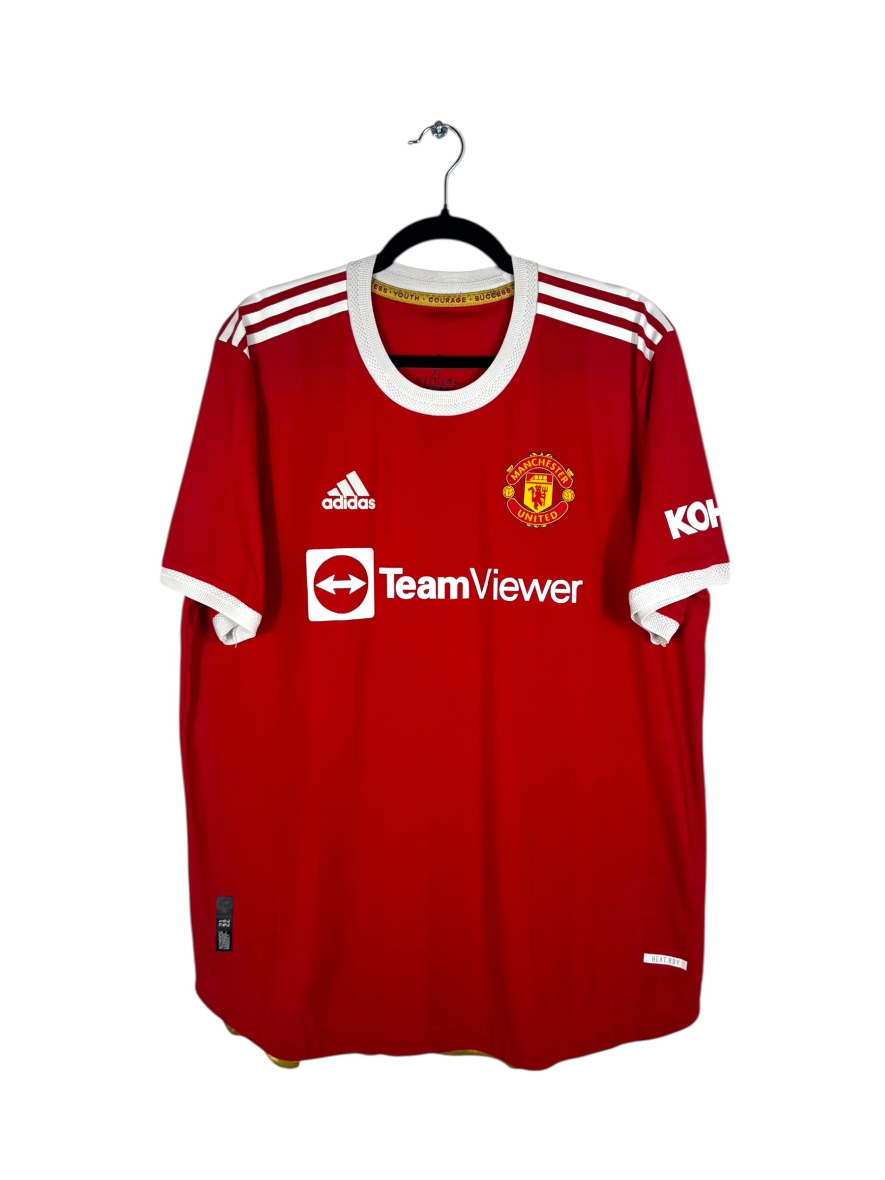 Maillot Manchester United 2021-2022 Domicile Pro Authentic Adidas Bruno Fernandes 18