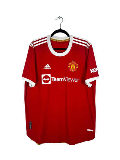 Maillot Manchester United 2021-2022 Domicile Pro Authentic Adidas Bruno Fernandes 18