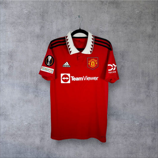 Maillot authentique Manchester United 2022-2023 Domicile Adidas vue de face