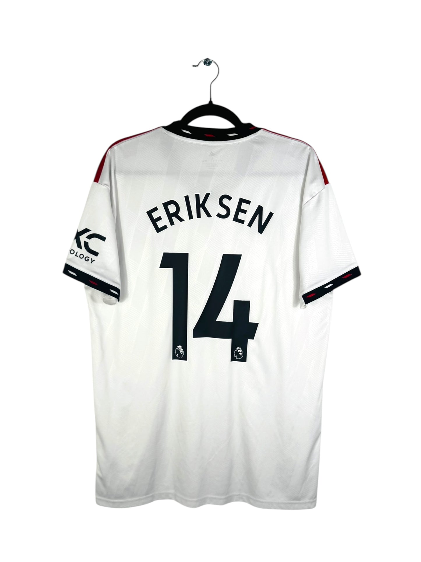 Maillot Manchester United 2022-2023 extérieur Adidas Eriksen 14 taille L vue arrière