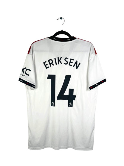 Maillot Manchester United 2022-2023 extérieur Adidas Eriksen 14 taille L vue arrière