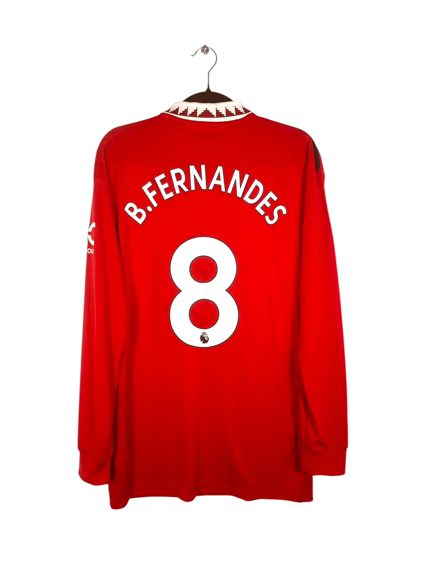 Maillot Manchester United 2022-2023 Domicile Bruno Fernandes N°8 - Vue arrière