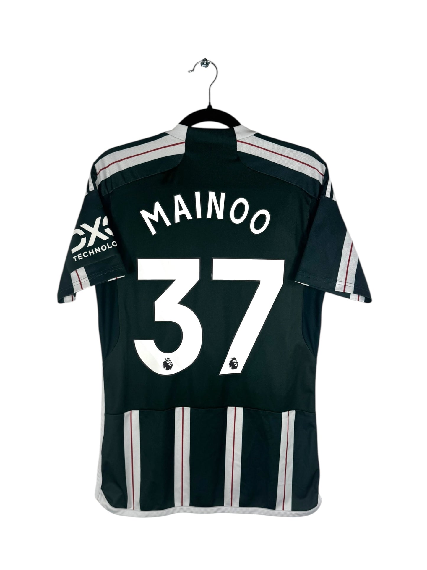 Maillot Manchester United 2023-2024 extérieur Adidas Mainoo 37 taille S vue arrière