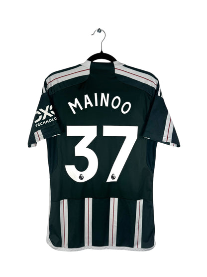 Maillot Manchester United 2023-2024 extérieur Adidas Mainoo 37 taille S vue arrière