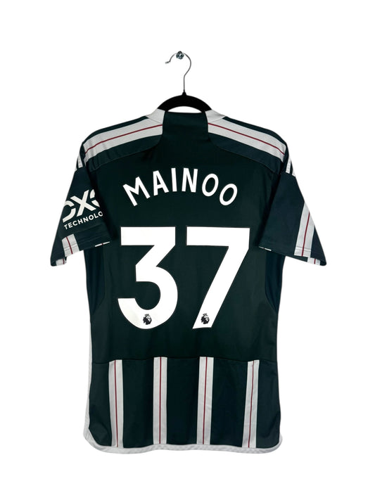 Maillot Manchester United 2023-2024 extérieur Adidas Mainoo 37 taille S vue arrière