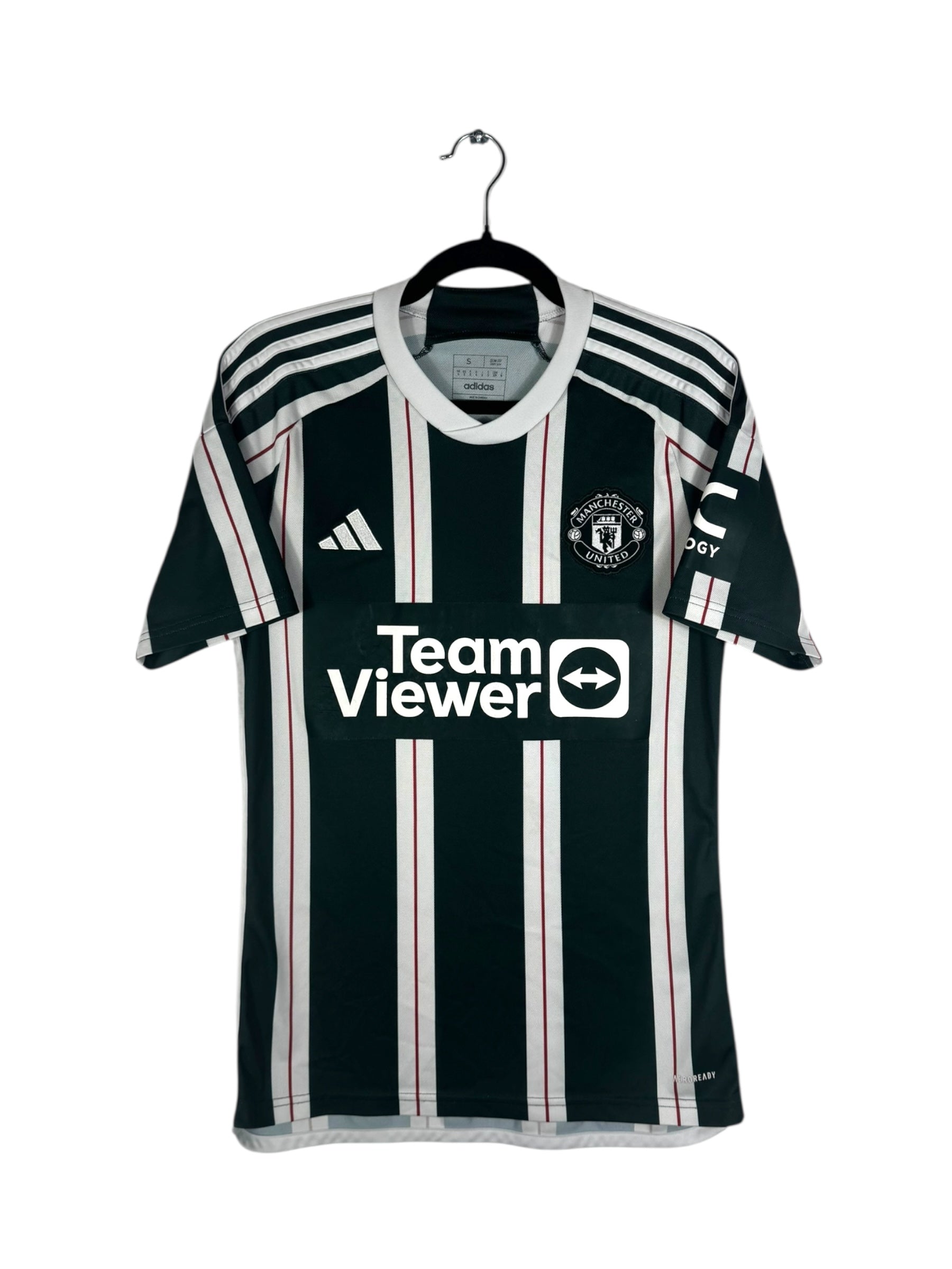Maillot Manchester United 2023-2024 extérieur Adidas Mainoo 37 taille S vue avant