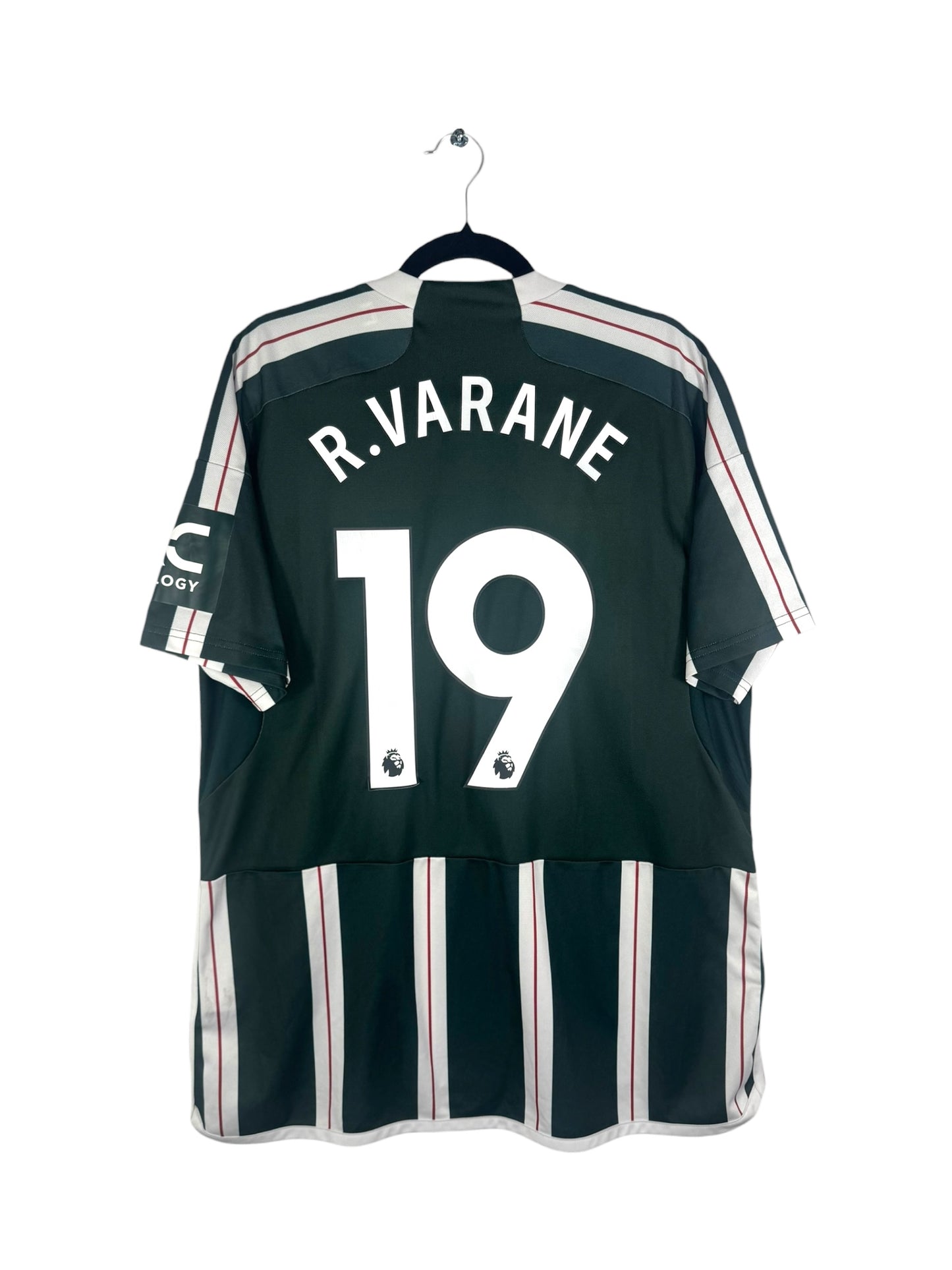 Maillot Manchester United 2023-2024 Extérieur Adidas Varane 19 taille XL