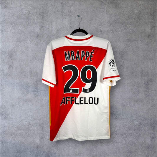 Flocage Mbappé numéro 29 sur maillot AS Monaco 2015-2016 Domicile