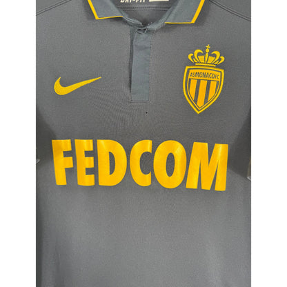 Détail de l'écusson de l'AS Monaco et du logo Nike