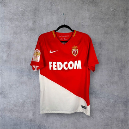 Maillot authentique AS Monaco 2017-2018 Domicile Nike vue de face