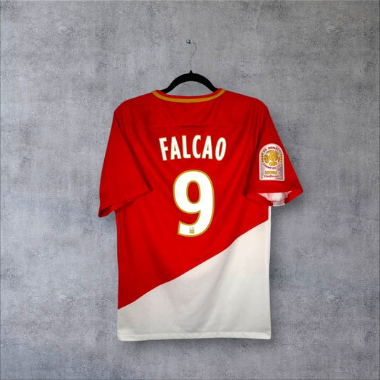 Flocage Falcao numéro 9 sur maillot AS Monaco 2017-2018 Domicile