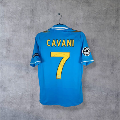 Maillot Napoli 2011-2012 Domicile Ligue des Champions - Cavani N°7 (S)