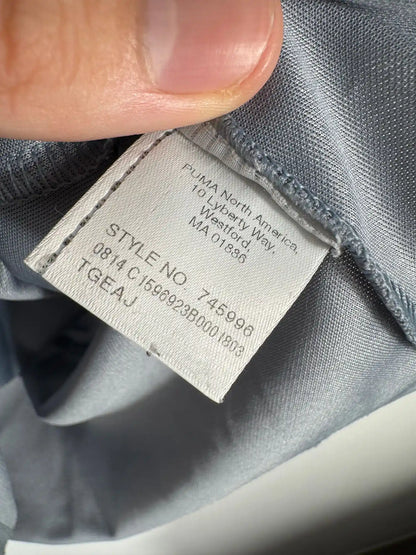 Étiquette intérieure d'authenticité avec code Puma 745996 prouvant l'originalité du maillot Newcastle United away 2014-2015