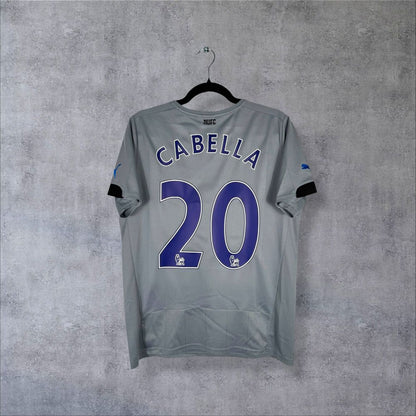Dos du maillot Newcastle United 2014-2015 extérieur gris avec flocage Cabella N°20 authentique ère Pardew Carver