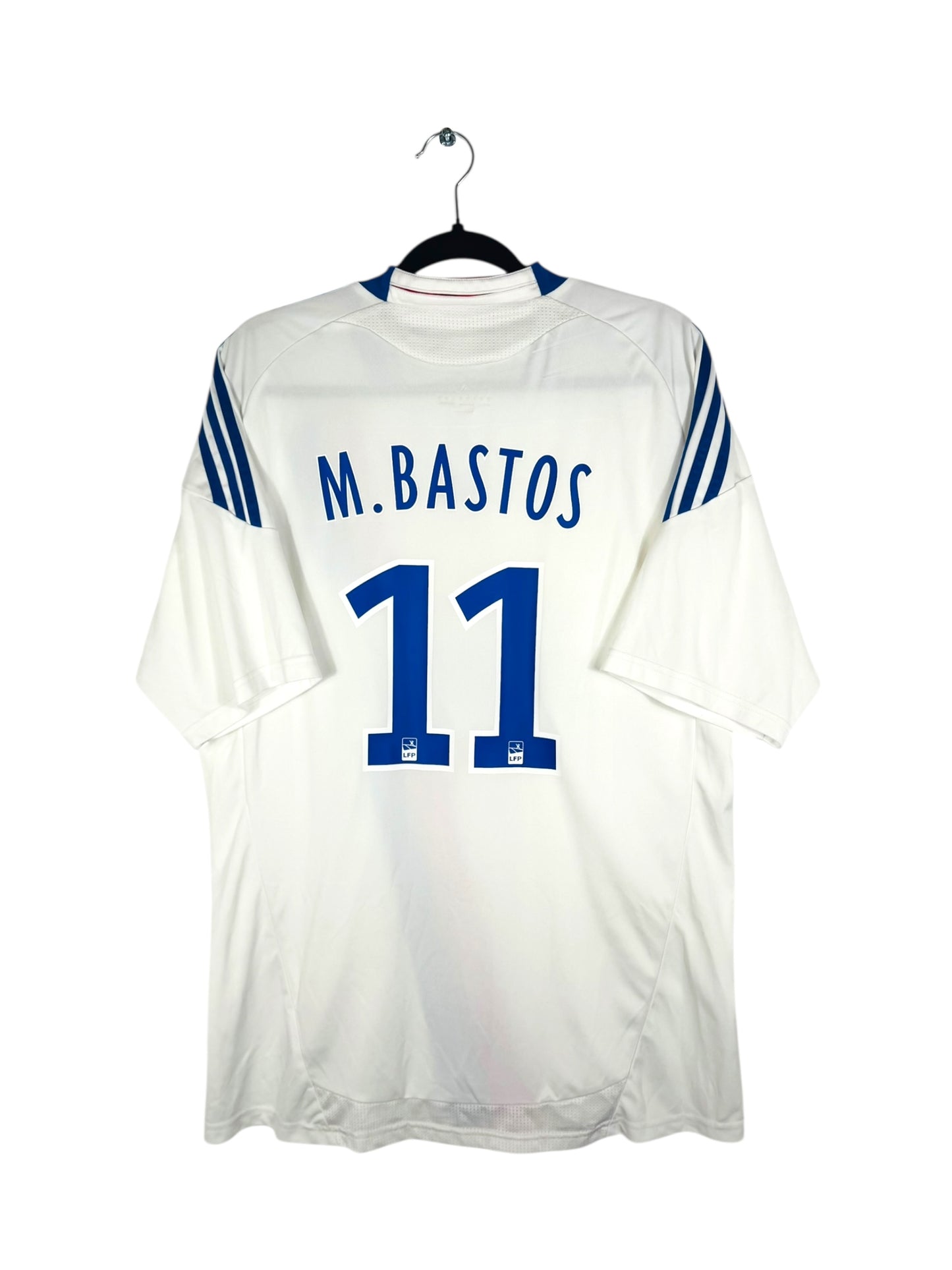 Maillot Olympique Lyonnais 2010-2011 domicile Adidas Bastos 11 L
