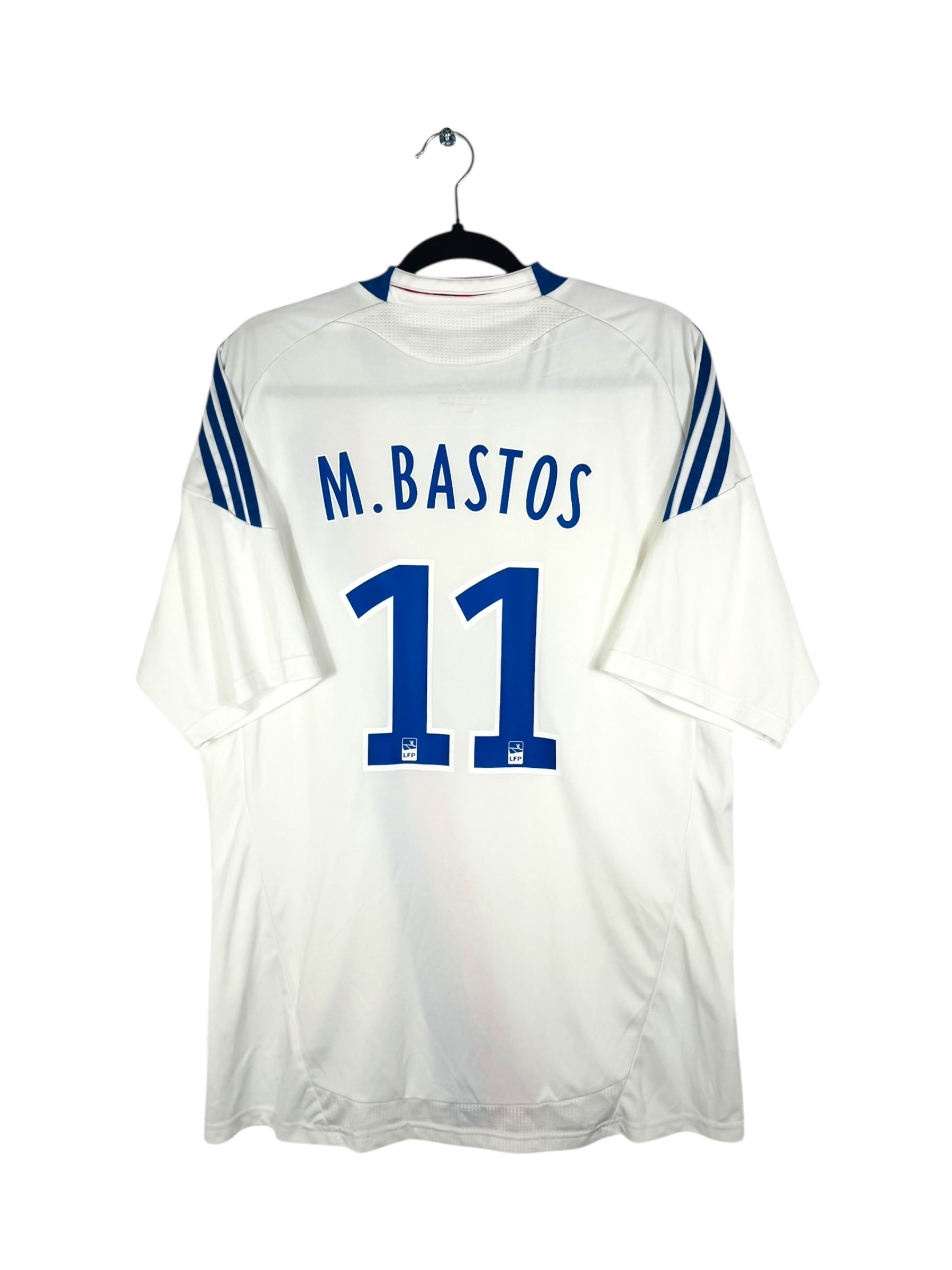 Maillot Olympique Lyonnais 2010-2011 domicile Adidas Bastos 11 L