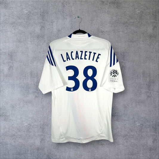 Flocage Lacazette numéro 39 sur maillot OL 2010-2011 Domicile
