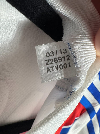 Étiquette intérieure Adidas authentique OL, code Z26912, maillot 2013-2014