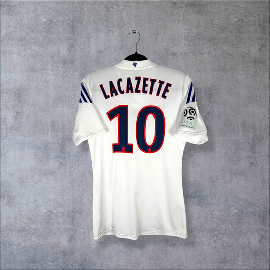 Maillot OL 2013-2014 domicile Stock Pro, dos avec flocage Lacazette N°10