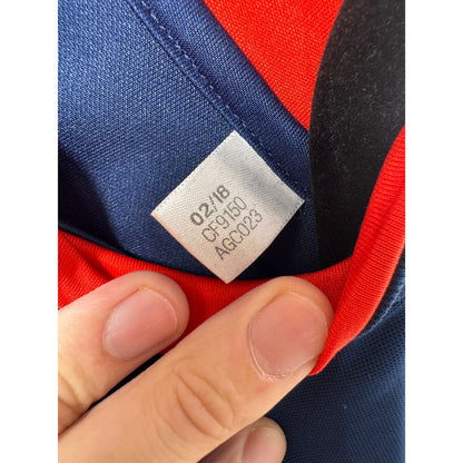 Étiquette d'authenticité avec code Adidas CF9150 prouvant l'originalité du maillot