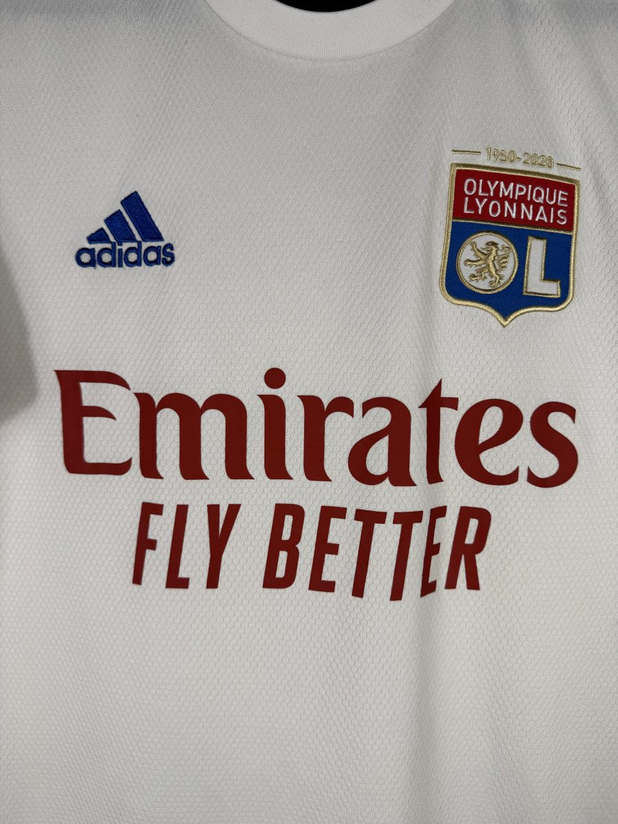 Écusson brodé Olympique Lyonnais avec bandeau anniversaire 1950-2020 des 70 ans du club