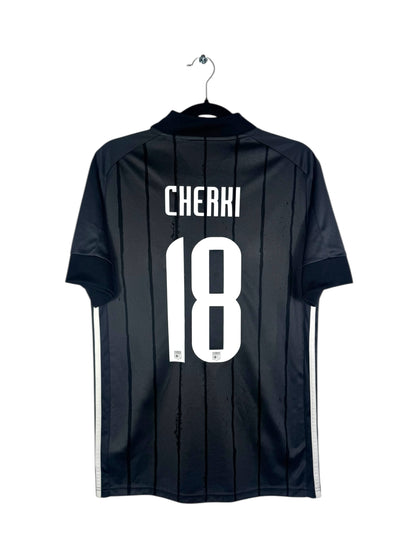 Maillot OL 2020-2021 extérieur Cherki numéro 18 vue arrière flocage