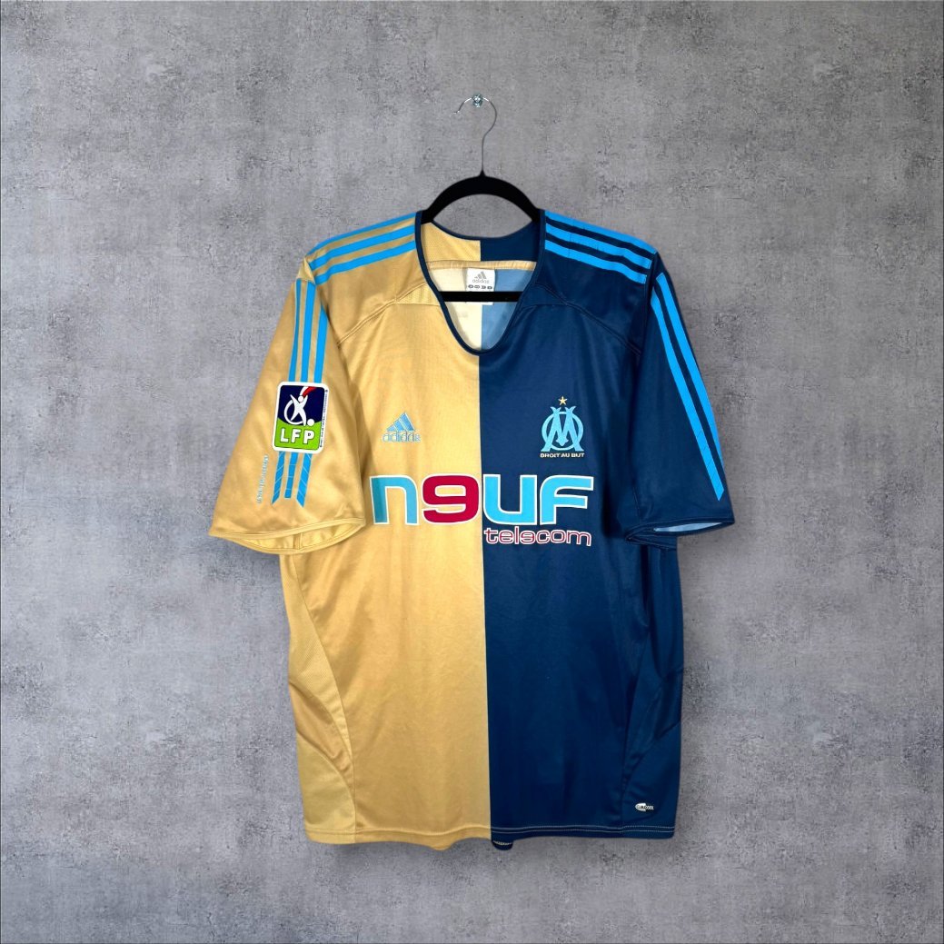 Maillot authentique Olympique de Marseille 2005-2006 Third Adidas vue de face