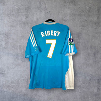 Flocage Ribéry numéro 7 sur maillot OM 2006-2007