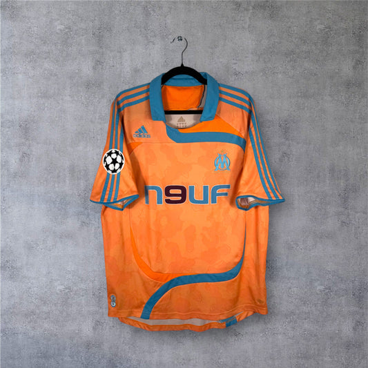 Maillot authentique Olympique de Marseille 2007-2008 Third Adidas vue de face