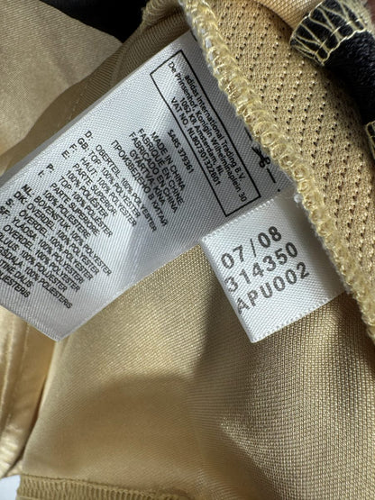 Étiquette adidas code 314350 datée 07/08, maillot third OM 2008-2009