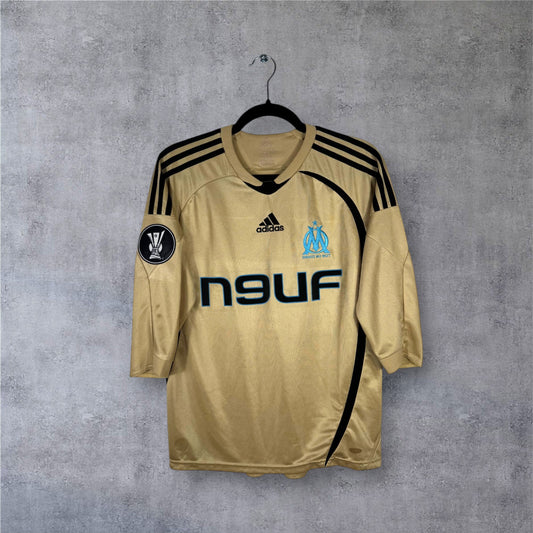 Maillot authentique Olympique de Marseille 2008-2009 Third Adidas vue de face