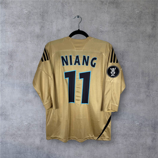 Flocage Niang numéro 11 sur maillot OM 2008-2009 Third