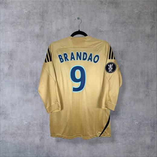 Maillot OM 2008-2009 Third Manches Longues - Brandão N°9 (S)