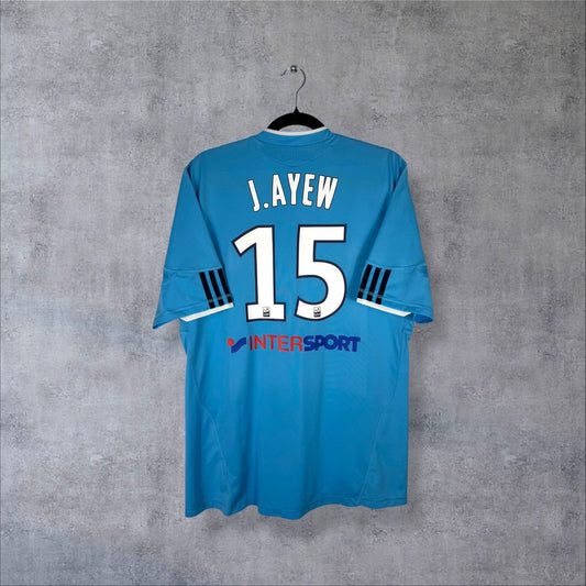 Maillot OM 2010-2011 extérieur dos flocage Jordan Ayew 15