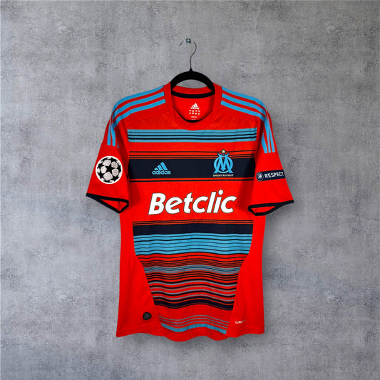 Maillot authentique OM 2011-2012 Third Adidas vue de face