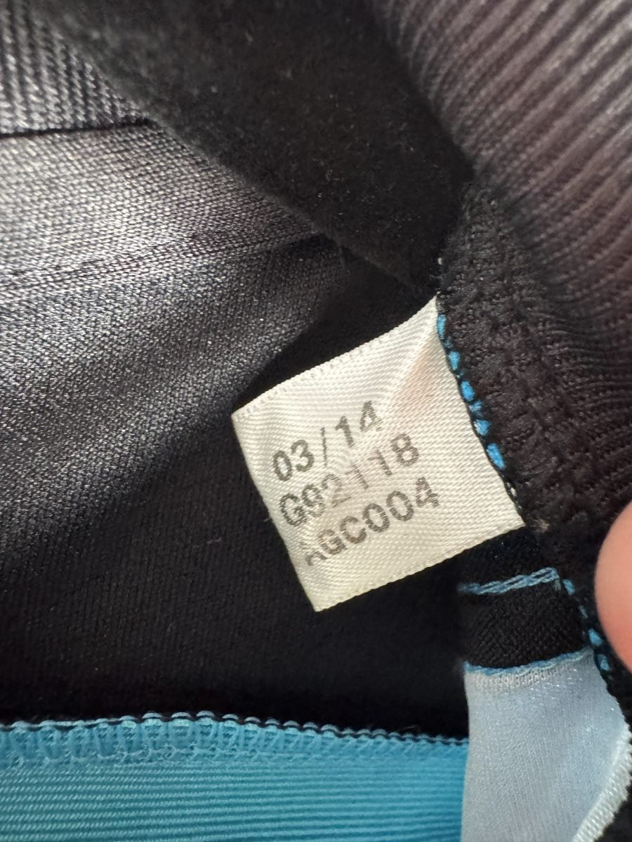 Étiquette adidas G92118 datée 03/14, maillot OM third 2014-2015 Gignac