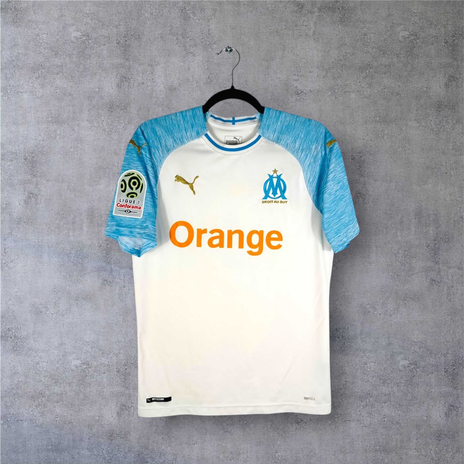Maillot authentique OM 2018-2019 Domicile Puma vue de face