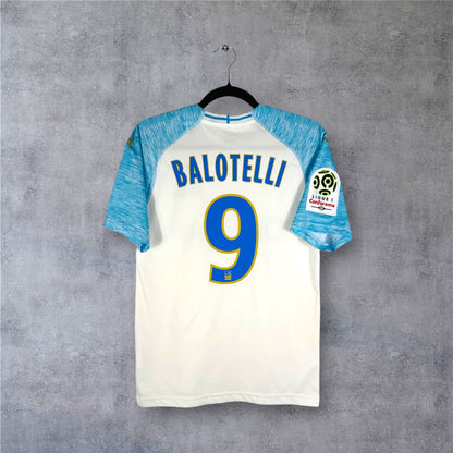 Flocage Balotelli numéro 9 sur maillot OM 2018-2019