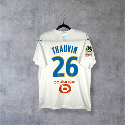 Maillot OM 2019-2020 domicile, dos avec flocage Thauvin N°26