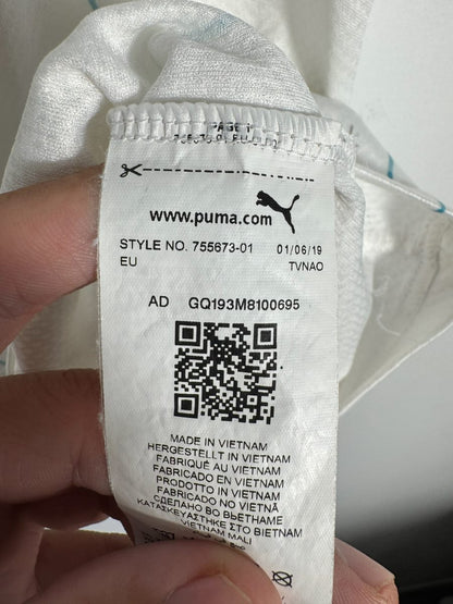 Étiquette intérieure Puma authentique OM, référence 755673, maillot 2019-2020
