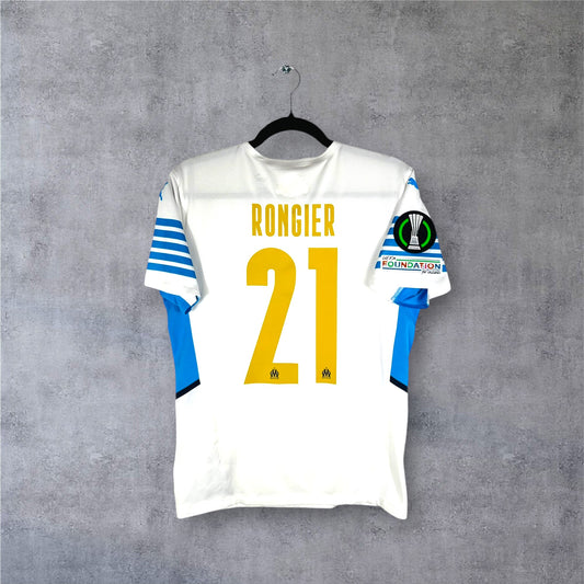 Flocage Rongier numéro 21 sur maillot OM 2021-2022