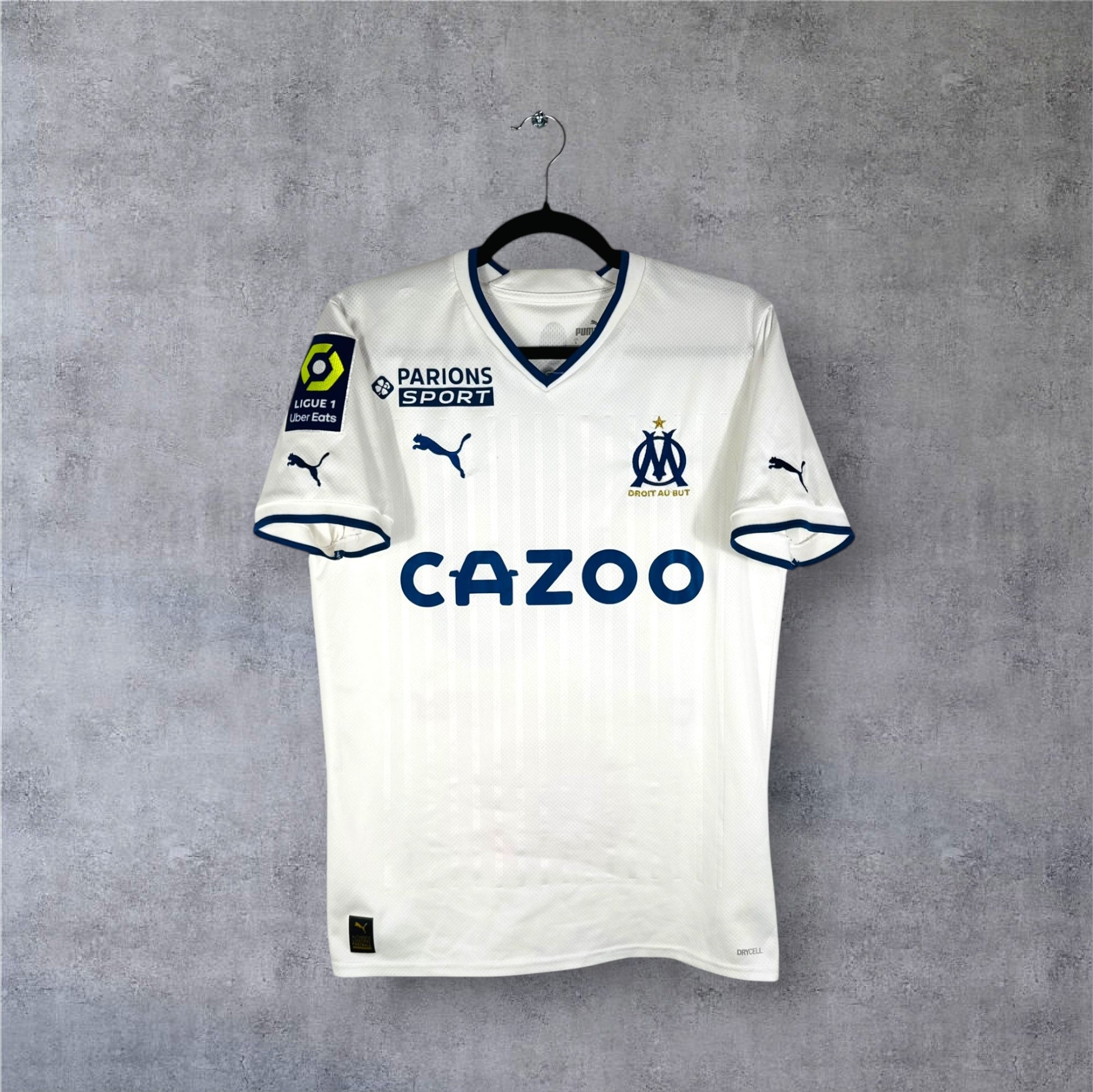 Maillot authentique OM 2022-2023 Domicile Puma vue de face