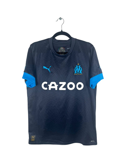 Maillot OM 2022-2023 extérieur Puma Alexis Sánchez 70 marine taille M vue avant