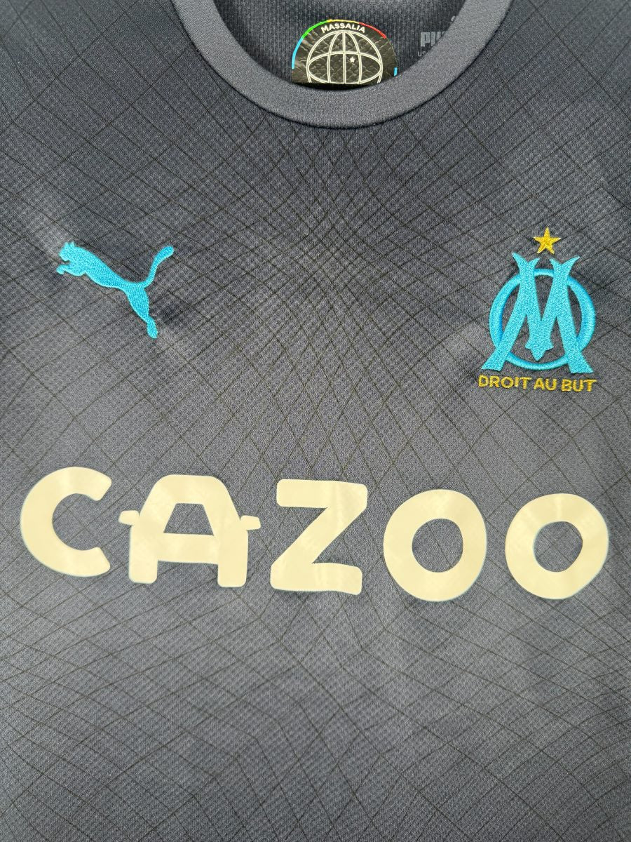 Écusson brodé de l'Olympique de Marseille Droit au But avec étoile dorée