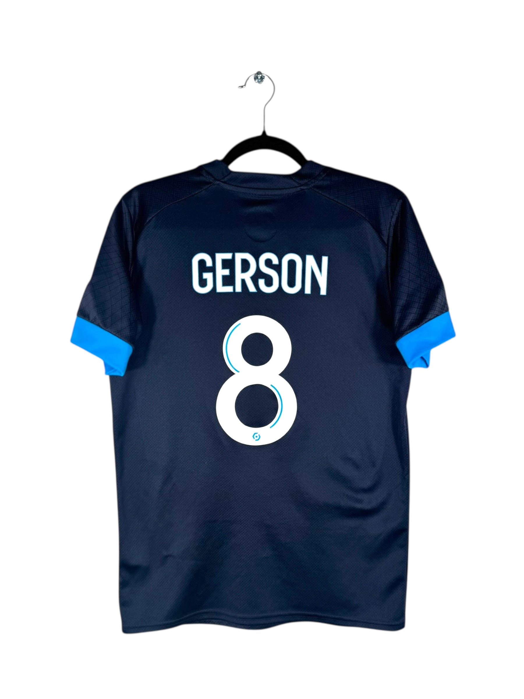 Dos maillot OM 2023 flocage officiel Gerson 8 Ligue 1.