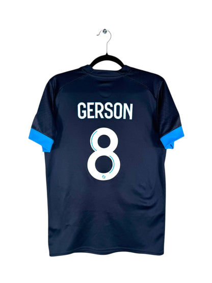 Dos maillot OM 2023 flocage officiel Gerson 8 Ligue 1.