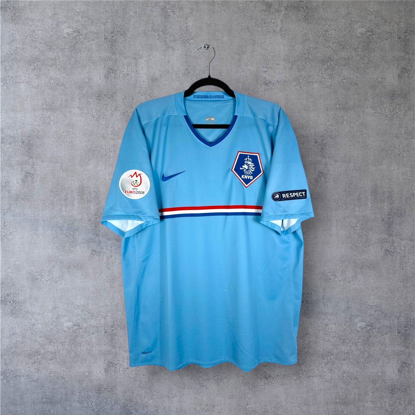 Maillot authentique Pays-Bas 2008-2009 Extérieur Nike vue de face